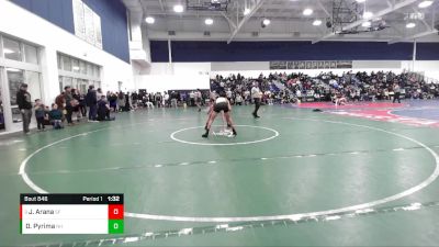 132 lbs Champ. Round 3 - Jay Arana, San Fernando vs Demian Pyrima, Newport Harbor