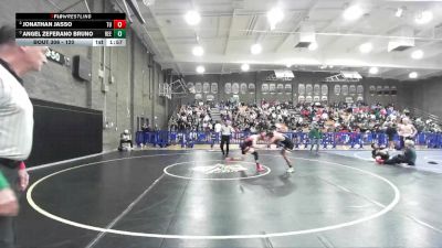 120 lbs Semifinal - Angel Zeferano Bruno, Reedley vs Jonathan Jasso, Tulare Union