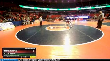 2A 126 lbs Quarterfinal - Bobby Conway, Chicago (Brother Rice) vs Caleb Scott, Bethalto (Civic Memorial)