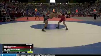 6A - 160 lbs Cons. Round 3 - Vance Provost, Olathe North vs Salvador Barintas, Garden City