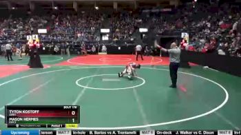 84 lbs Champ. Round 2 - Tyton Kostoff, SWR1 vs Mason Hermes, EWC3