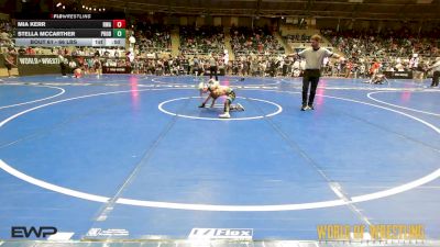 66 lbs Quarterfinal - Mia Kerr, Roundtree Wrestling Academy vs Stella McCarther, Prodigy Elite Wrestling