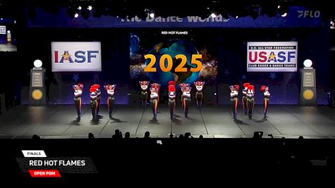 Red Hot Flames [2025 Open Pom Finals] 2025 The Dance Worlds