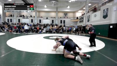 215 lbs Semifinal - Xander Pizer, Scituate vs Matt Walsh, Duxbury