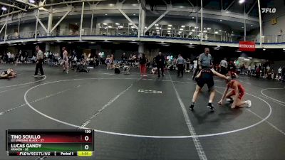 130 lbs Finals (2 Team) - Lucas Gandy, Kraken vs Tino Sciullo, U2 Uprising Black