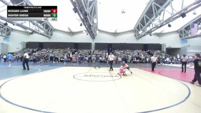 102-I lbs Consi Of 16 #2 - Rodger Laube, Kingsway 7th & 8th vs Hunter Gregg, Warhawks Wrestling Inc.