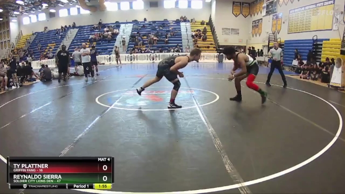 Reinaldo Sierra 190 lbs Round 1 (8 Team) - Ty Plattner, Griffin Fang vs Reynaldo Sierra ...