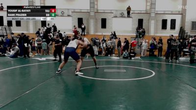 285 lbs Consi Of 8 #1 - Yousif Al-Bayati, Tollgate vs Hank Frazier, Duxbury
