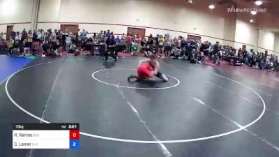 70 kg Quarters - Ramon Ramos, Greco-Roman Development vs Chance Lamer, Cliff Keen Wrestling Club