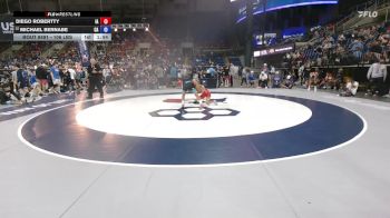106 lbs 5th Place Match - Diego Robertty, IA vs Michael Bernabe, CA