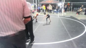 52 lbs Semifinal - Jameson Baumgardner, El Paso Texas WC vs Aeries Monarrez, Tucson Cyclones