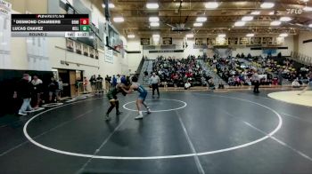 165 lbs Round 2 - Desmond Chambers, Benbrook vs Lucas Chavez, Hurst L.D Bell