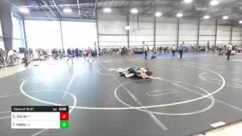 132 lbs Consi Of 16 #1 - Connor Doran, CT vs Tristan Haley, WY
