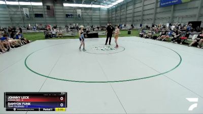 113 lbs Placement Matches (8 Team) - Johnny Leck, Kansas Red vs Damyon Funk, Team Colorado