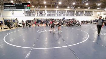 132 lbs 5th Place - Luke Savage, Cheshire vs Ike Blomberg, Shelton