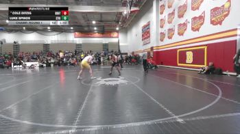 285 lbs Champ. Round 1 - Cole Ditzig, Brecksville-Broadview Hts. vs Luke Spinos, Saint Ignatius