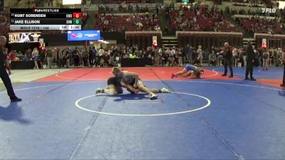 145 lbs Semifinal - Jake Ellison, Stillwater Gladiators vs Kort Sorensen, Cody Wrestling Club