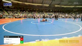 64 lbs Quarterfinal - Evan Thiele, MANTANONA-TC vs Liam Brent, Massa's Maniacs