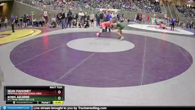 145 lbs Cons. Round 2 - Sean Mahoney, Mountain View High School Wres vs Koen Aguirre, All-Phase Wrestling Club