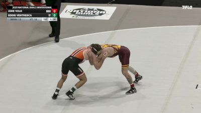 125 lbs Round 1 (16 Team) - Eddie Ventresca, Virginia Tech vs Jore Volk, Minnesota