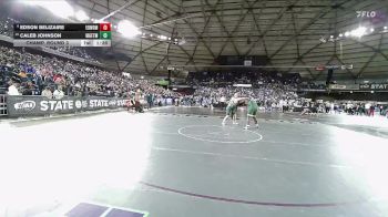 Boys 3A 285 lbs Champ. Round 3 - Caleb Johnson, Marysville Getchell vs Edson Belizaire, Edmonds-Woodway