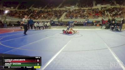 114 lbs Quarterfinal - Lucille Laracuente, Agua Fria vs Ashley Gaccion, Pinnacle