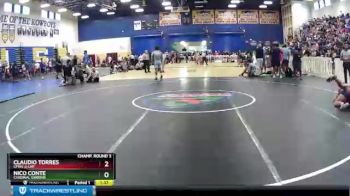 152 lbs Champ. Round 3 - Claudio Torres, CFWA @ LHP vs Nico Conte, Cardinal Gibbons