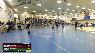 120 lbs Quarterfinal - Anthony Mason, La Mirada vs Martin Lozano, Chino Hills