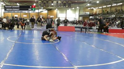 150 lbs Round Of 16 - Teagan Leonard, East Greenwich vs Kevon Stanley, Hope