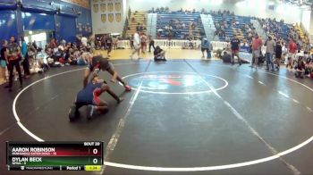 150 lbs Semis & Wb (16 Team) - DYLAN BECK, NFWA vs Aaron Robinson, Panhandle Gator Dogs