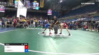 132 lbs Cons 16 #1 - Jaden New, Alabama vs Jordan Cullors, Oklahoma