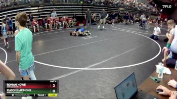 60 lbs Round 2 (6 Team) - Roman Howe, Indiana Blue vs Mason Hammons, Nebraska Blue