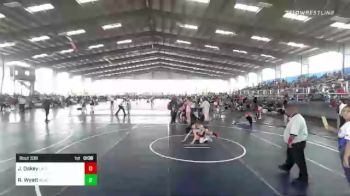 78 lbs Consolation - Joshua Oakey, La Familia NM vs Rhyler Wyatt, Black Cat WC