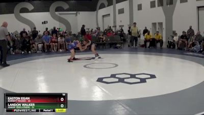 70 lbs Quarterfinals (8 Team) - Landon Walker, Junior Terps Xtreme vs Easton Egan, Burnett Trained