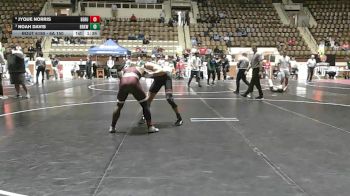 6A 150 lbs Quarterfinal - Noah Davis, Brookwood Jr-Sr vs Jyque Norris, Benjamin Russell