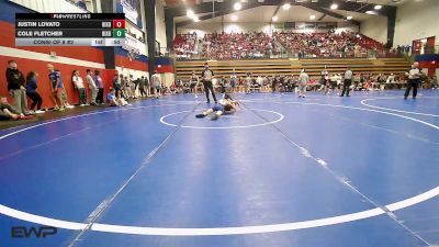 80 lbs Consi Of 8 #2 - Justin Lovato, Bixby JH Boys vs Cole Fletcher, Bixby JH Boys