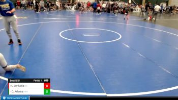 117-124 lbs Cons. Round 1 - Clay Adams, Ravenna Bluejays Wrestling vs Harley Senkbile, Central City