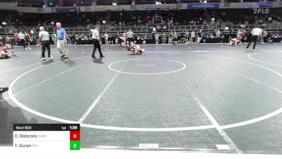 133 lbs 5th Place - Owen Babcock, Cherokee Trail vs Trystahn Duran, Florida National Team