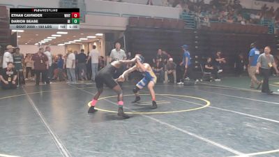 150 lbs Round Of 16 - Ethan Cavinder, Whitmire vs Darion Sease, Bamberg-Ehrhardt