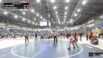 126 lbs Round Of 16 - Jakob Torrez, New Mexico Bad Boyz vs Elisha Blackmon, Black Fox Wrestling Academy