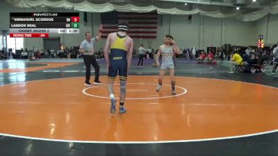 149 lbs Champ. Round 2 - Emmanuel Scordos, Baldwin Wallace vs Landon Neal, Averett