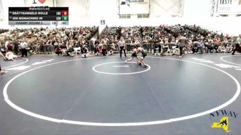 94 lbs Champ. Round 2 - Deâ??Aungelo Rolle, LeRoy Wrestling Club vs Joe Monachino Jr, Greece Storm Wrestling