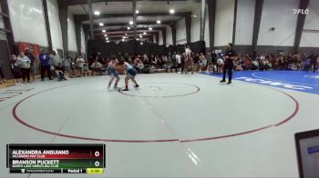 160 lbs Round 2 - Alexandra Anguiano, Hillsboro Mat Club vs Branson Puckett, North Lake Wrestling CLub