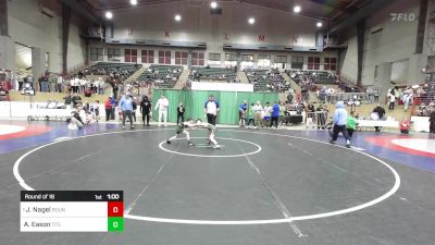 60 lbs Round Of 16 - Jaden Nagel, Roundtree Wrestling Academy vs Asher Eason, TitleTown Wrestling Academy