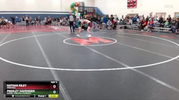 127 lbs Cons. Round 2 - Nathan Riley, Wabasso vs Presley Havemeier, Dassel-Cokato-Litchfield