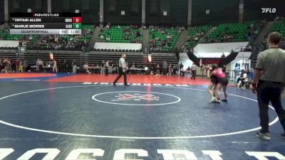 1-5A 107 Quarterfinal - Tiffani Allen, Brooks vs Marlie Morris, Alexandria HS