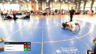 132 lbs Rr Rnd 3 - Gabriel Ruggieri, Micky's Maniacs Blue vs Blake Reihner, Quest School Of Wrestling Gold