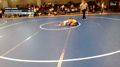 72-79 lbs 1st Place Match - Dariya Hoegemeyer, The Best Wrestler vs Vesper Ortega, Ridge Wrestling