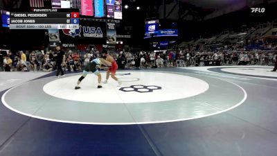 150 lbs Champ. Rd Of 128 - Diesel Pedersen, OK vs Jacob Jones, CT