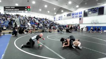 170 lbs Cons. Round 6 - Jacqueline Amaya, Franklin vs Hailey Aban, Rancho Cucamonga